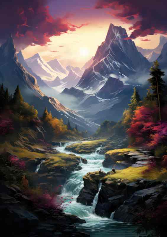 Mountain Creek In Morning Light