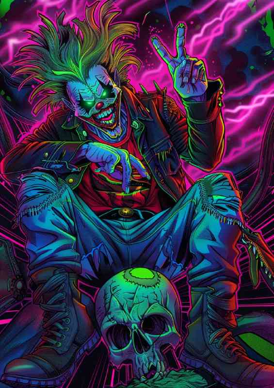 A very psychedelic and extremely detailed cartoon