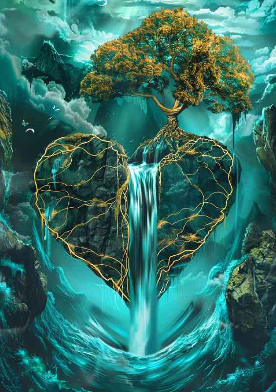 Ancient surreal tree of life