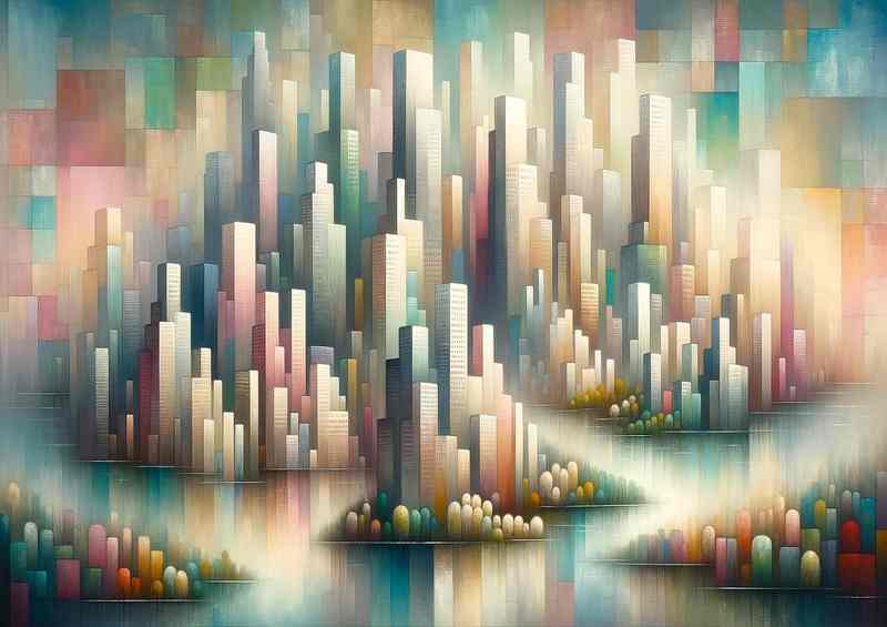 Urban Utopia that captures a vision of an ideal city
