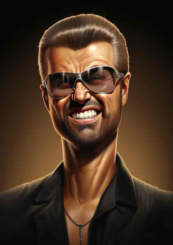 Caricature of George Michael