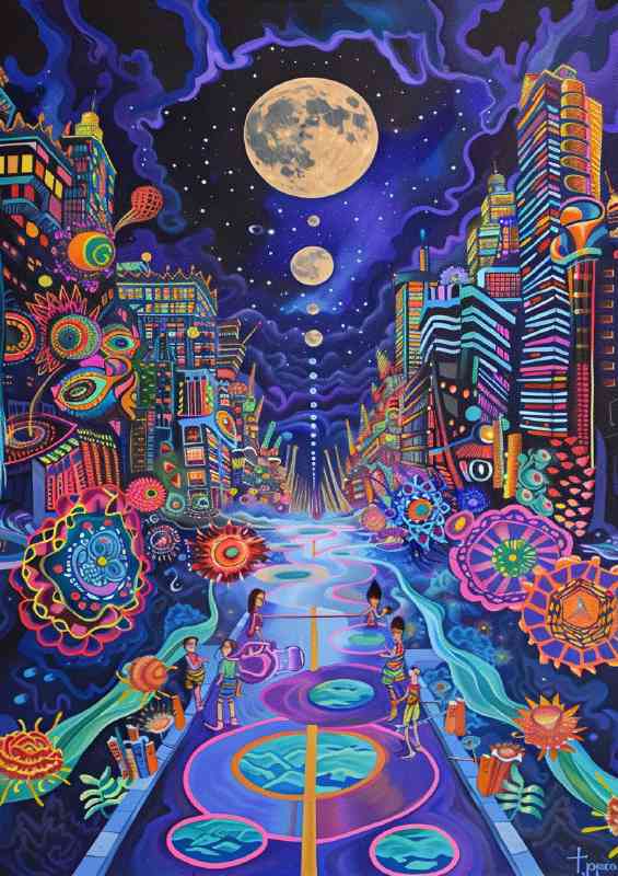 Urban fantasy village