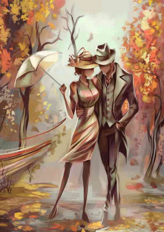 Romantic dreamy autumn day