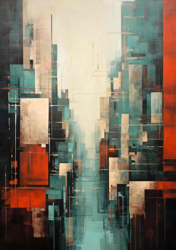 Morden city style abstract form