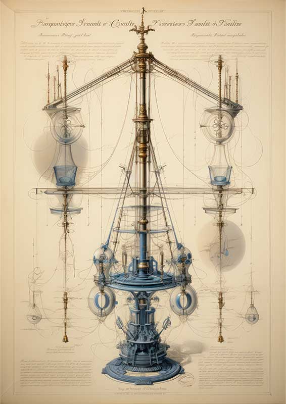 An Old Blue print