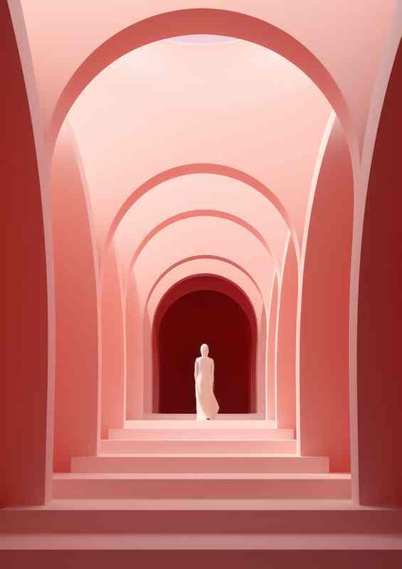 The Pink Arch surreal style
