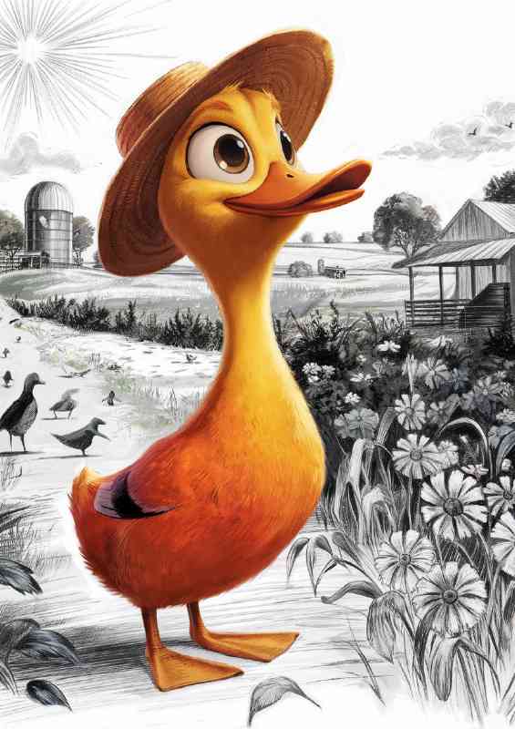The animated yellow duck