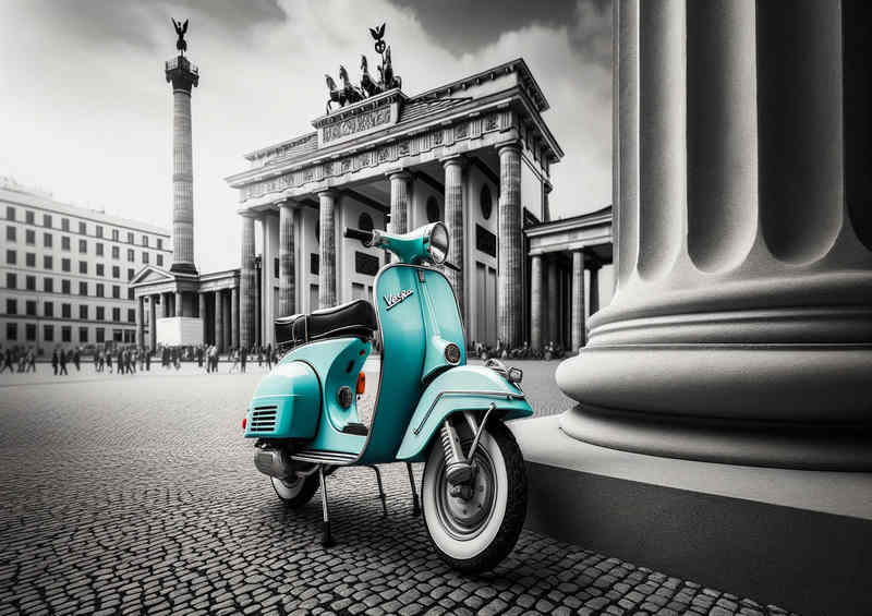 Classic a meticulously restored Vespa