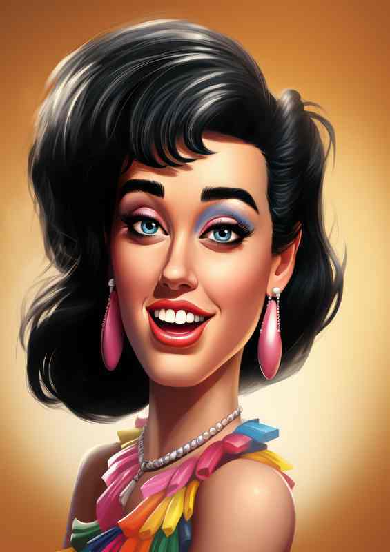 Caricature of Katy Perry