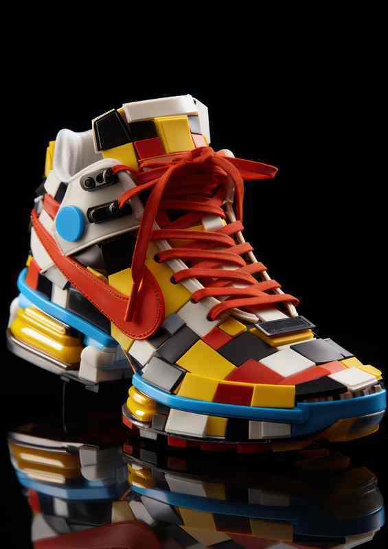 Footwear Fantasy Colorful Trainer Art Showcase