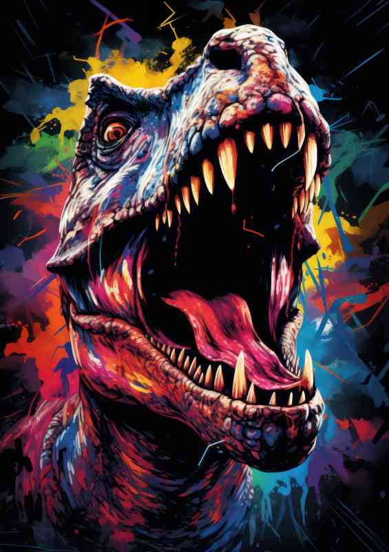 T rex the king | Metal Poster