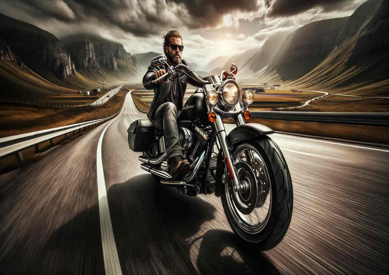 Road Warrior a powerful Harley Davidson