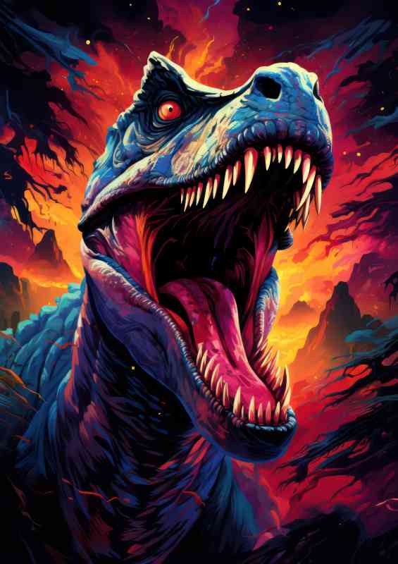 The King of Dinosaurs | Metal Poster