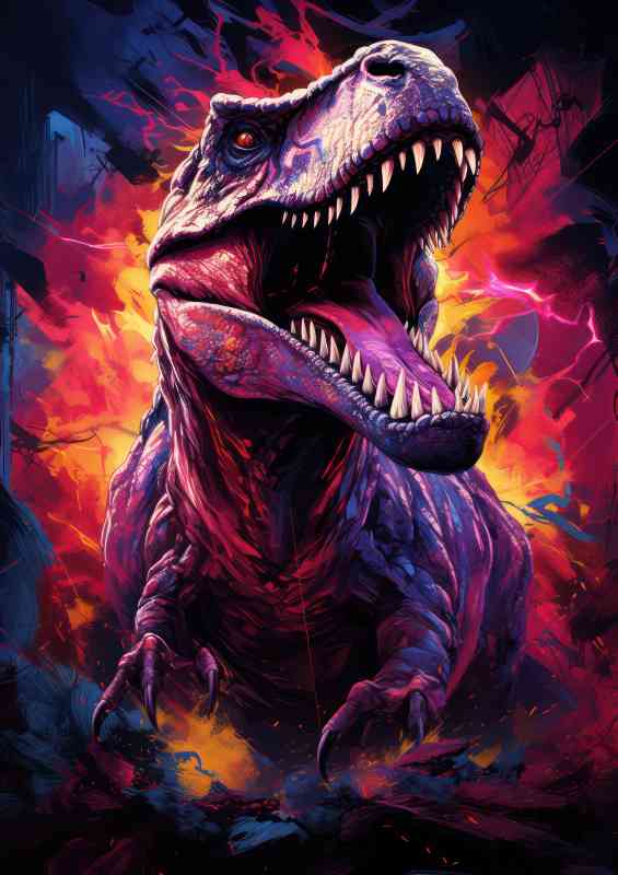 Tyrannosaurus Rex The King of Dinosaurs | Metal Poster