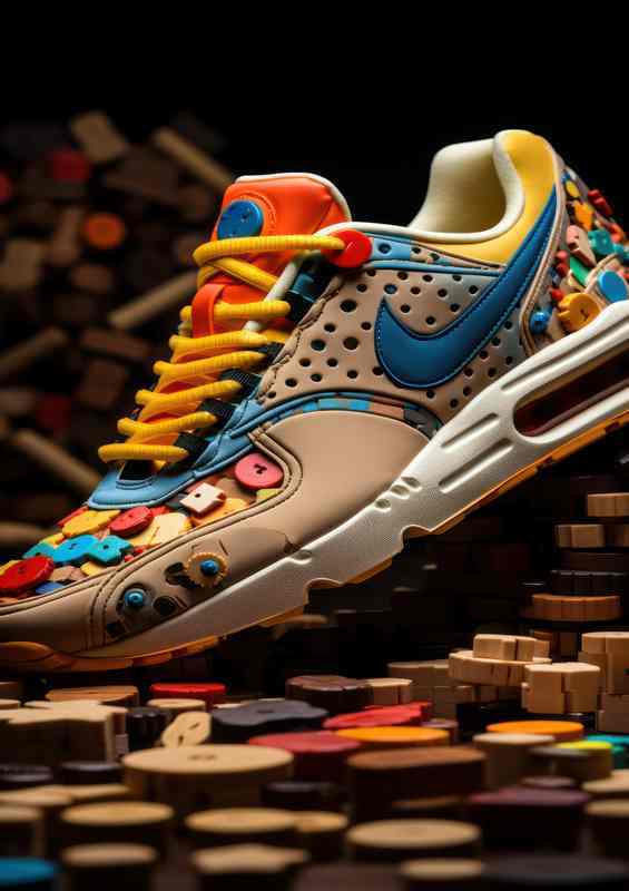 Lively Shoe Canvas Masterpieces Step Vibrantly