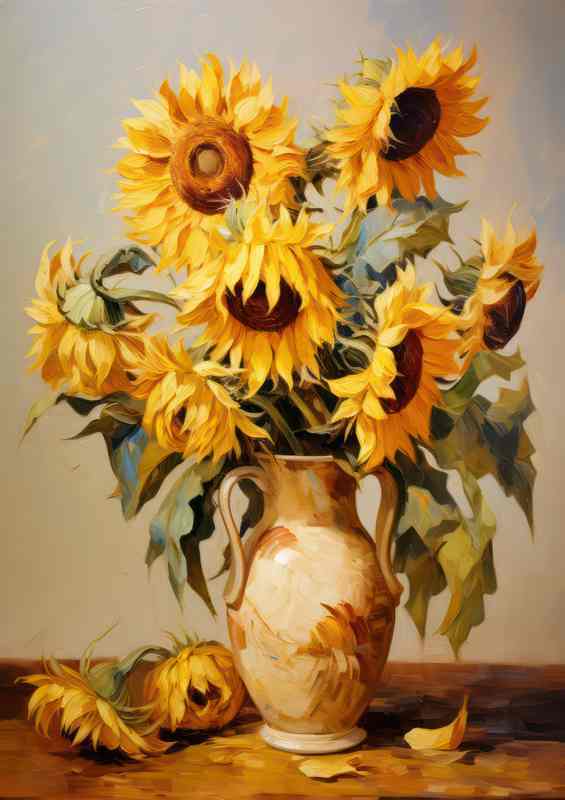 Radiant Sunflower Meadows Kissed by Sunlight