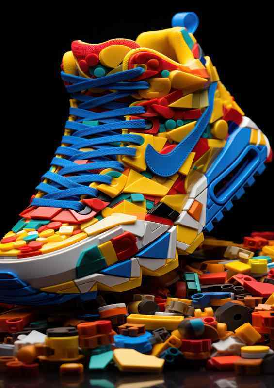 Vibrant Sneaker Designs Dance on Canvas