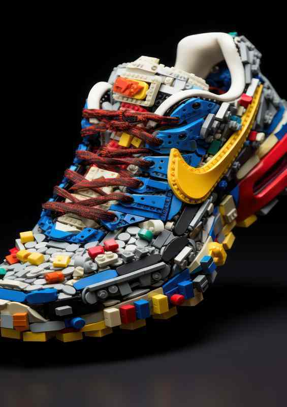 Walking Canvas Colorful Sneaker Art Exhibits