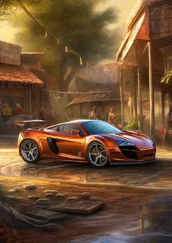 Super car in old school dayzz