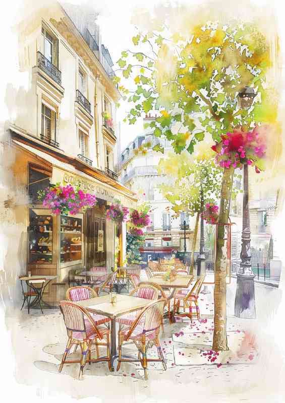 Coffee in a paris street cafe