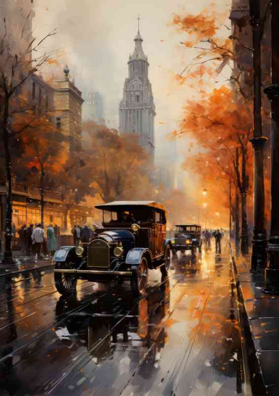 NYC painting busy street