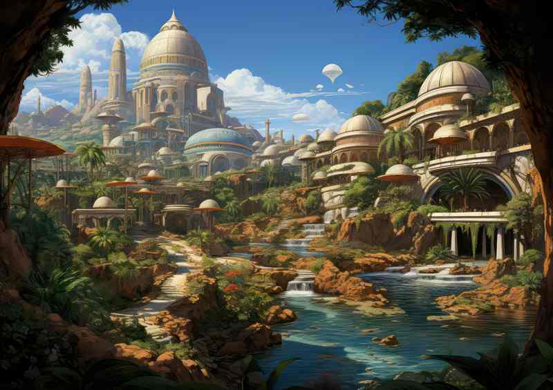 Ethereal Elysium Enchanting City of the Gods