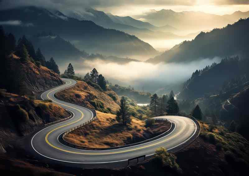 Meandering Pathways Beauty of the Winding Road