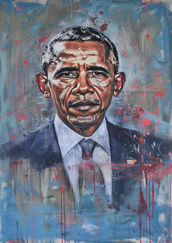 style of american president Obahma