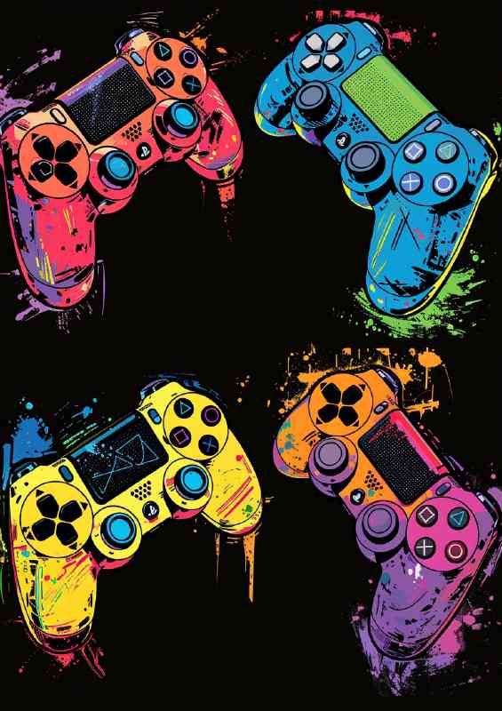 Bright gaming controllers