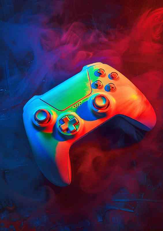 Neon game controller