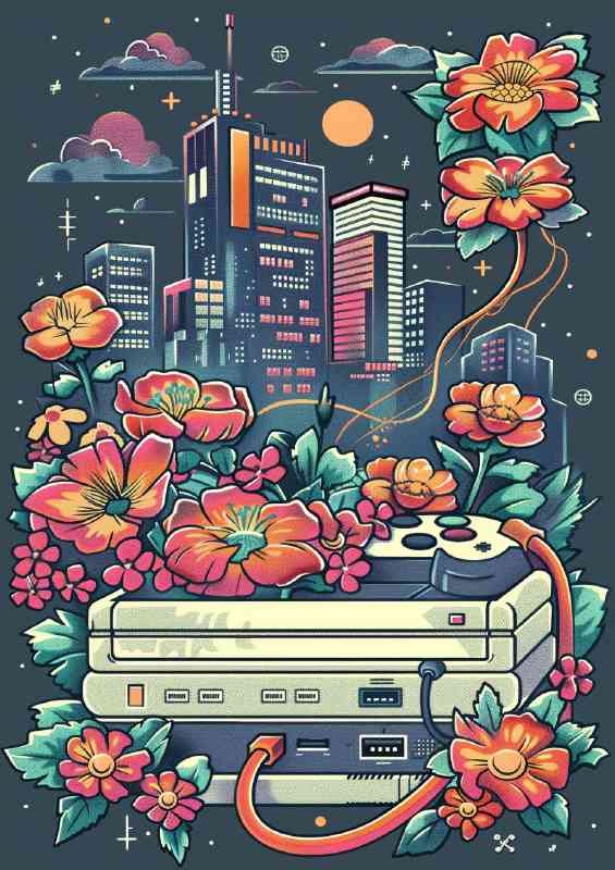 Old school game console