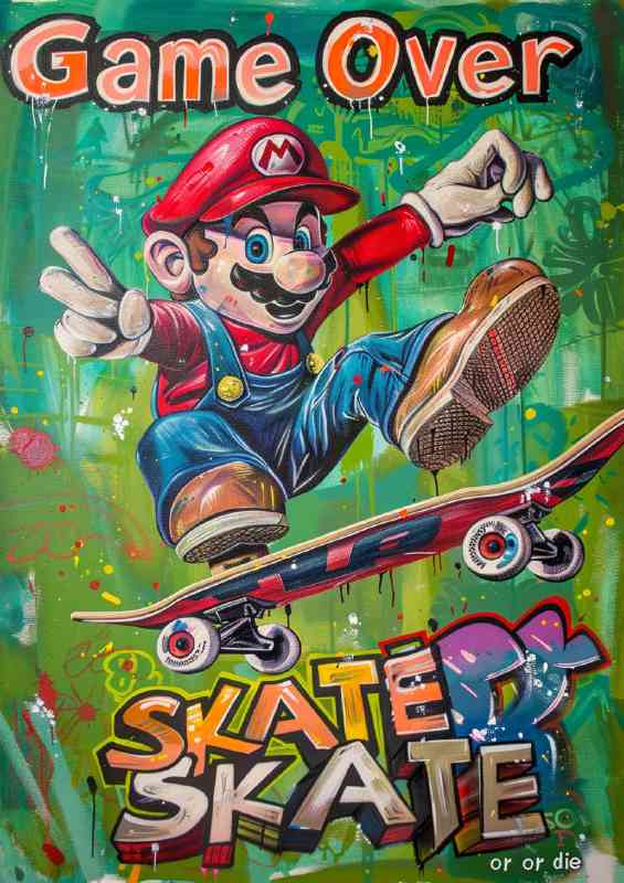 Skate with style game over