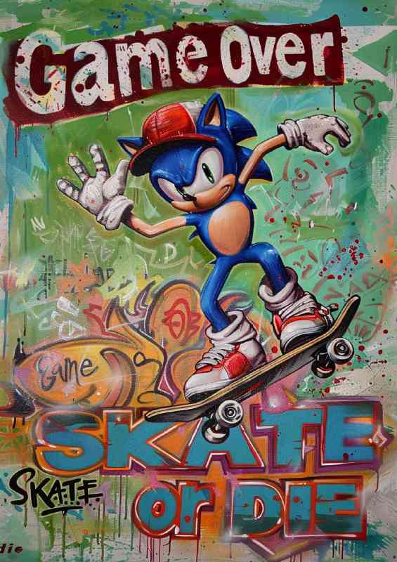 Skating retro style game