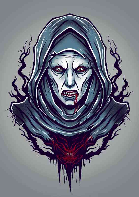 The evil faced nun