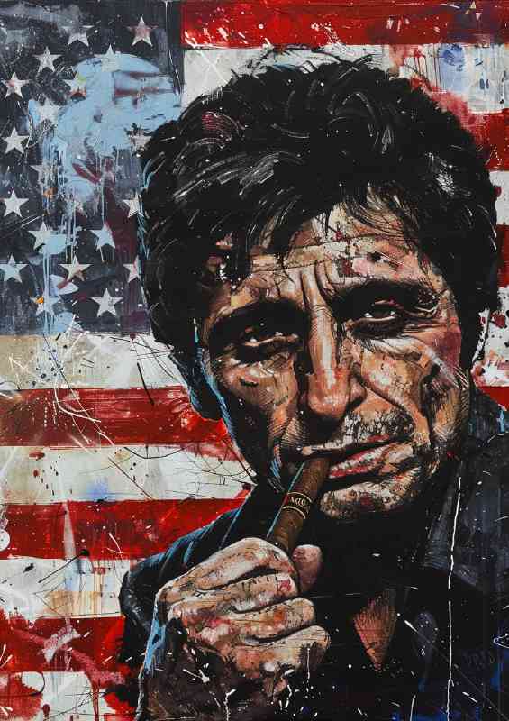 Al capoone scarface in the usa | Metal Poster