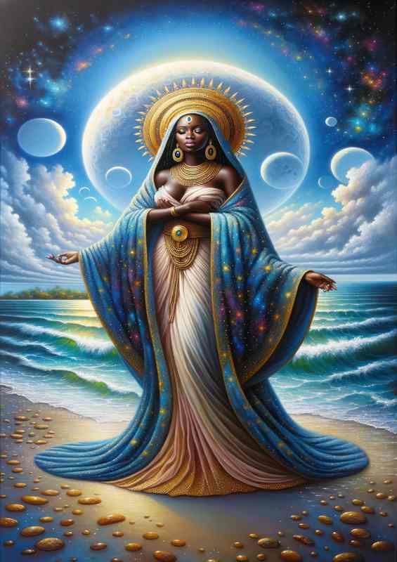 African goddess Nana Buluku motherly and serene