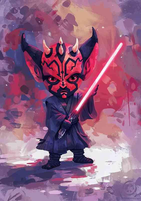 Darth maul painted street style