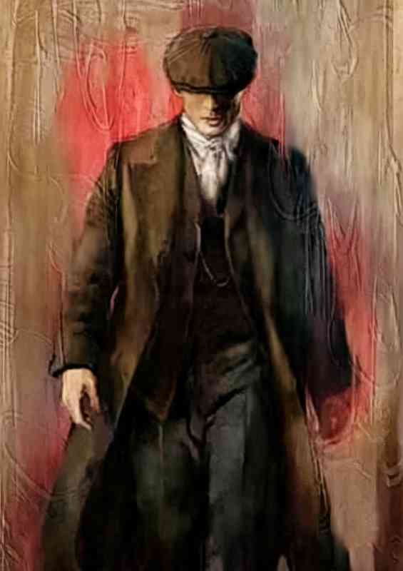 Dynamic paint of a peaky blinder