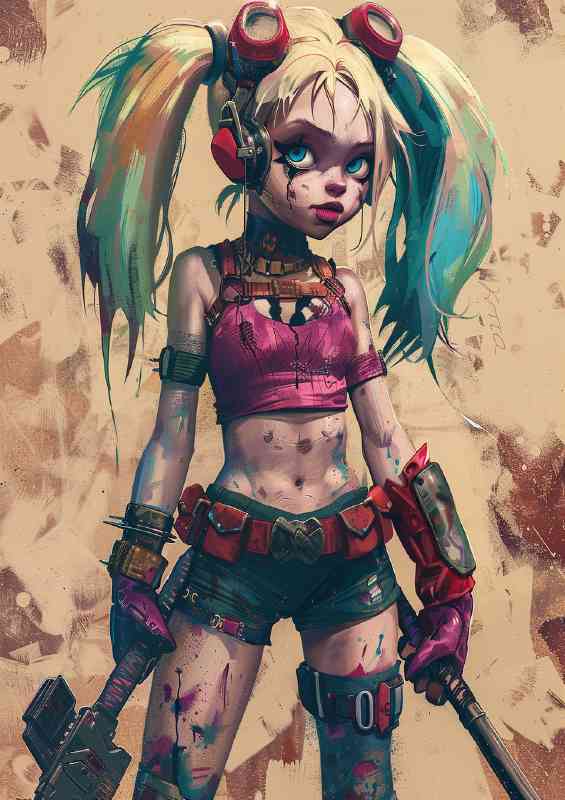 Harley fan art graffiti