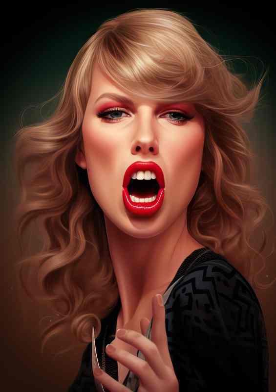 Caricature of Taylor swift