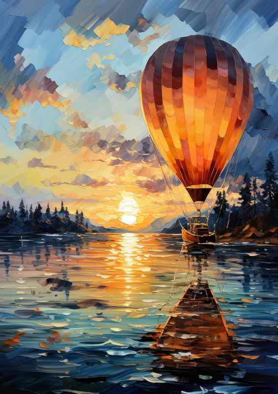Heavenly Dance Balloons Waltzing on Skys Canvas