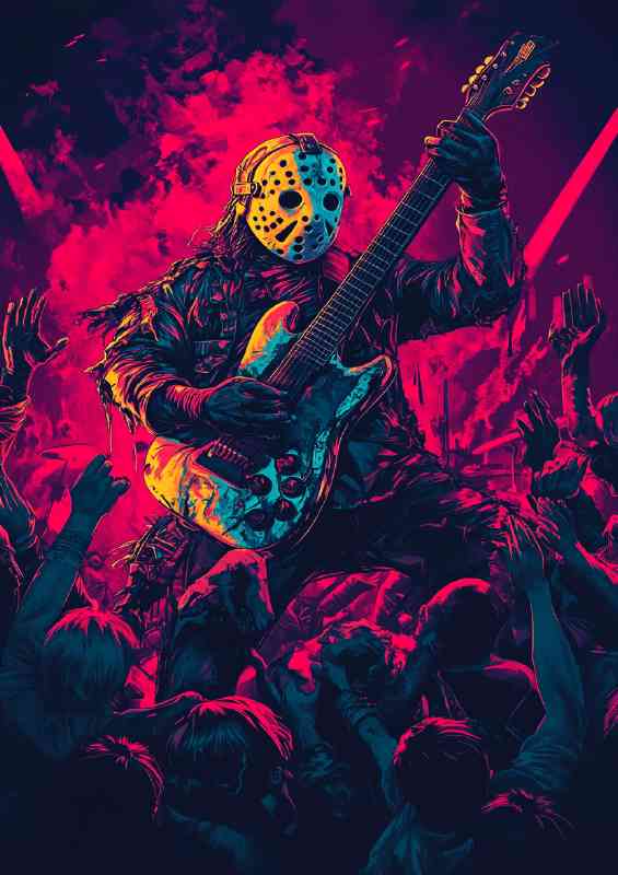 Jason playing to the crowd