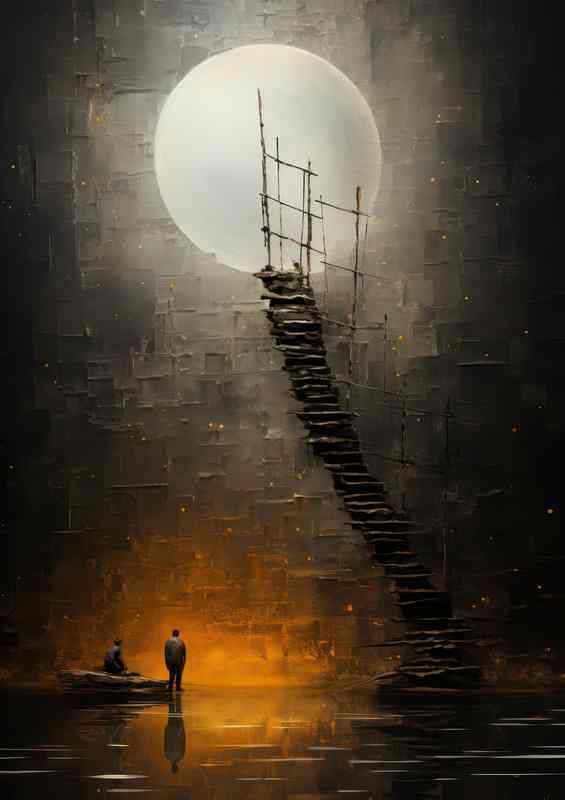 Ladder to the moon