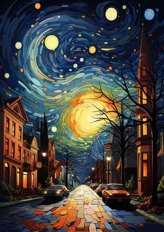 Luminous Harmony Stars Twinkle Above the Village
