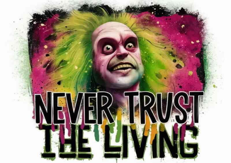 Movie never trust the living horror | Metal Poster