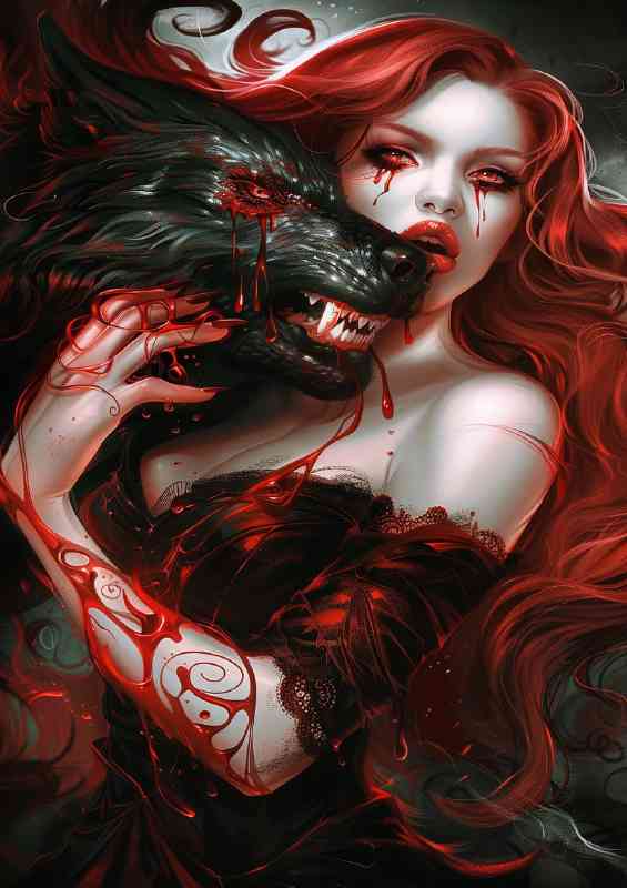 Possesed by the woman in red