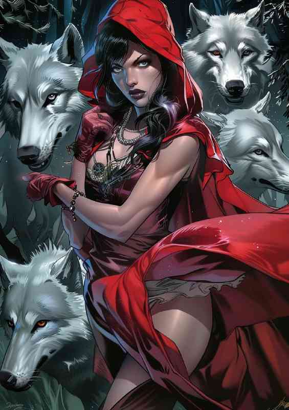 Red Riding Hood pin up