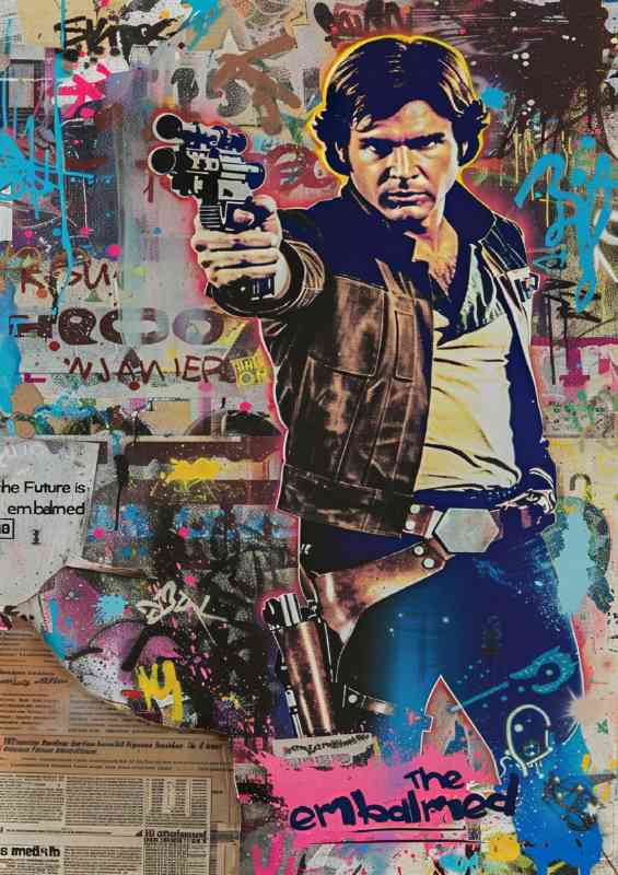 Street art style harrison ford