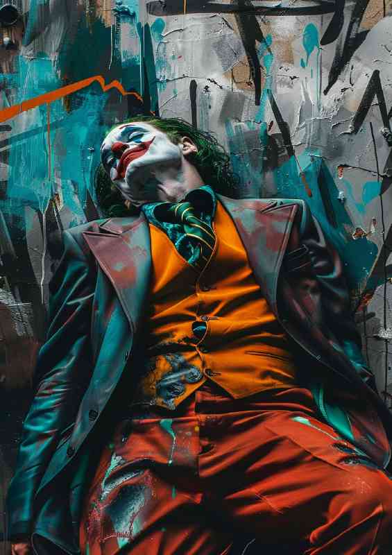 THe joker sleeping