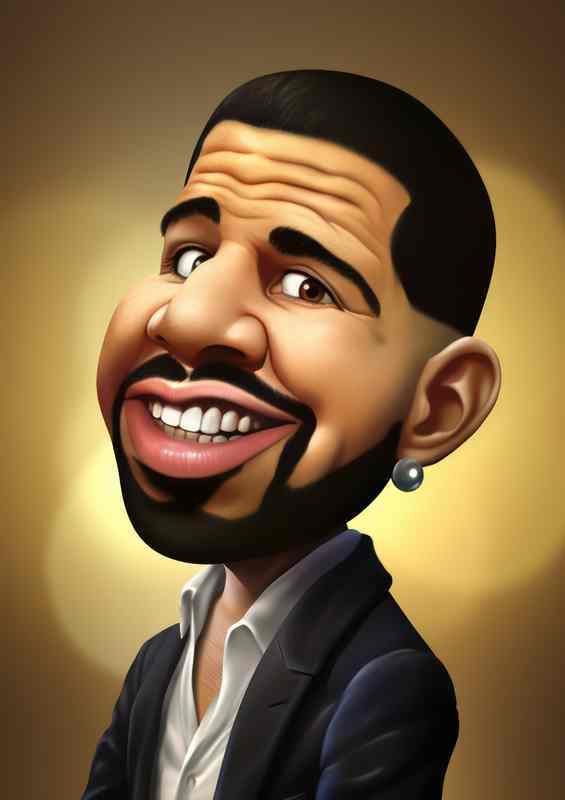 Caricature of drake